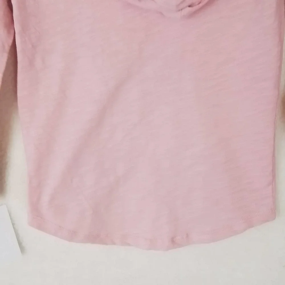 OshKosh Cotton Hoodie Tee Girl's Size 4 Pink w/ Bee Theme‎